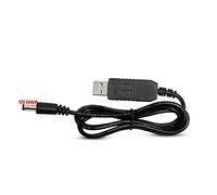 YTtkku Câble adaptateur USB vers câble d'alimentation 5,5 mm x 2,1 mm 5 V vers module Step Up 9 V/12 V 1 m