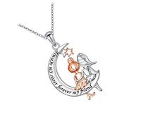 YTtkku Collier avec pendentif délicat en forme de cœur et lune - Symbole d'arbre de vie - Chaîne réglable - Parfait pour la fête des mères, un anniversaire, une femme, One Size, Comme décrit, Comme