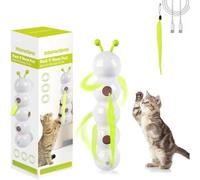 YTtkku Jouet automatique avec capteurs intelligents, base rechargeable et balançoire activée par le mouvement pour chat paresseux d'intérieur - Jouet interactif pour soulager l'ennui