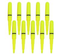 YTtkku Lot de 10 lumières LED pour canne à pêche - Alarme de pêche - Alertes de poisson de nuit - Facile à utiliser