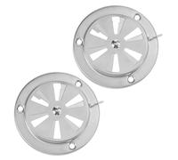 YTtkku Lot de 2 grilles d'aération réglables en acier inoxydable pour une installation facile dans divers appareils de cuisson universels