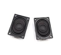 YTtkku Lot de 2 haut-parleurs 2 W 8 Ohm 2840 avec joint en caoutchouc pour moniteur LCD 28 x 40 mm Fer fort + plastique