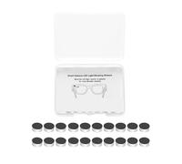 YTtkku Lot de 20 caches noirs mats pour lunettes intelligentes assurant une intimité optimale et une image claire qui améliore les lunettes intelligentes
