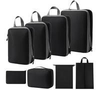 YTtkku Lot de 8 sacs de rangement de voyage légers étanches et portables