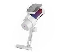YTtkku Microphone de jeu USB couleur avec fonction muet pour un son clair dans le streaming et suppression du bruit