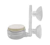 YTtkku NanoBubble Pierre à air pour aquarium avec ventouse pour petite pompe à air Aquarium Diffuseur d'oxygène hydroponique silencieux Tube diffuseur d'oxygène hydroponique