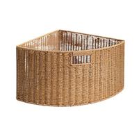 YTtkku Panier à linge triangulaire compact idéal pour les petits espaces pour contenir des vêtements, des livres et d'autres effets personnels, outils de rangement de vêtements