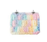 YTtkku Perchoir en peluche pour perroquets, perruches, calopsittes, conures, cacatoès, aras, accessoires de cage pour cage à oiseaux