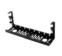 YTtkku Plateau de rangement extensible de 52 cm monté sur pince pour câbles électroniques qui n'endommage pas l'installation à pince sur le plateau de gestion des câbles