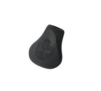 YTtkku Poignée en forme de tête de mort pour moulinets de lancement d'appât, surfaces antidérapantes, durable, résistante au soleil, facile à installer, poignée durable