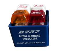 YTtkku Porte-clés réaliste pour soulager le stress sur le thème de l'aviation pour l'entraînement de la mémoire musculaire, bleu, taille unique