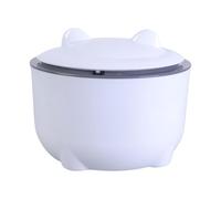 YTtkku Poubelle fermée pour chat pour une utilisation en intérieur, couvercle de type presse pour les odeurs et garde l'air frais de la maison propre