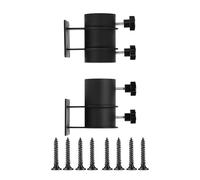 YTtkku Support de parasol en métal pour patio, terrasse, extérieur avec pinces fixes, base en métal