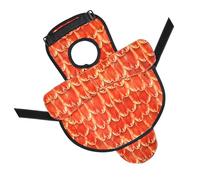 YTtkku Tablier de selle de poulet imperméable pour poules - Prune - Confortable - Imprimé - Gilet de protection pour volaille - Utilisation agricole - Réglable
