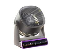 YTtkku Ventilateur de bureau portable avec quatre émotions différentes, 120 vitesses, petit ventilateur silencieux