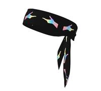 YTUOPWE Bandeau de sport avec inscription « Fingers dancing in the stars » pour homme et femme, doux et respirant, évacuation de l'humidité athlétique