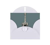 YTUOPWE Carte de vœux blanche vierge et perle magnifique bloc de notes vierges graffiti guitare image