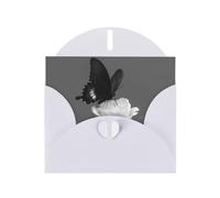 YTUOPWE Carte vierge blanche à carreaux de vacances et perle magnifique bloc de notes vierge noir et blanc silence image