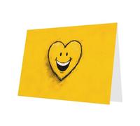 YTUOPWE Carte vierge grise à carreaux et perle - Belle image de vœux vierge souriant d'amour