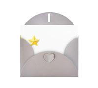 YTUOPWE Carte vierge grise à carreaux et perle magnifique bloc de notes vierge L'éblouissante étoile à cinq branches Image