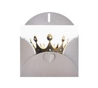 YTUOPWE Carte vierge grise à carreaux et perle magnifique bloc de notes vierge The King's Crown Picture