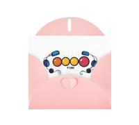 YTUOPWE Carte vierge rose à carreaux et perle magnifique bloc de notes vierge Atmosphère logo image