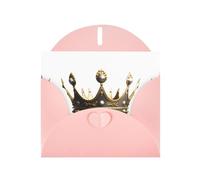 YTUOPWE Carte vierge rose à carreaux et perle magnifique bloc de notes vierge The King's Crown Picture