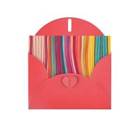 YTUOPWE Carte vierge rouge à carreaux de vacances et perle magnifique bloc de notes vierges lignes colorées image