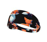 YTUOPWE Fantasy Fox Bandeau élastique pour homme et femme Séchage rapide
