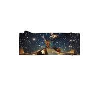 YTUOPWE Giraffe in the interstellar world Picture Baby Bow Headband - Bandeau en polyester doux, doux pour la peau et extensible pour les nourrissons de 0 à 6 mois