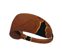 YTUOPWE Head of a Brown Bear Picture Bandeau élastique Exercice Sport Head Tie for Men and Women Soft Quick Dry
