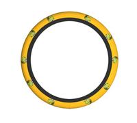 YTUOPWE Housse de volant enroulée autour d'une image de serpent de dessin animé pour homme et femme - Durable, antidérapante, élastique, facile à installer, pour berlines, SUV, VTT, camions