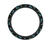 YTUOPWE Housse de volant motif des quatre frères libellules pour homme et femme - Durable, antidérapante, élastique, facile à installer, pour berlines, SUV, VTT, camions
