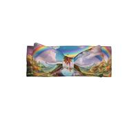 YTUOPWE Little World Under the Rainbow Picture Bandeau pour bébé en polyester doux, doux pour la peau et extensible pour nourrissons de 0 à 6 mois