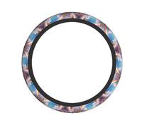 YTUOPWE Little World Under the Rainbow Picture Housse de volant pour homme et femme - Durable, antidérapante, élastique, facile à installer, pour berlines, SUV, VTT, camions