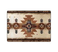 YTUOPWE Native American Patterns Tapis doux, moelleux, absorbant l'eau, durable, pour salon, bureau, table basse, lit, balcon, 203,2 x 147,3 cm