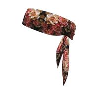 YTUOPWE Peony of Gold Bandeau de sport doux et respirant évacuant l'humidité pour homme et femme