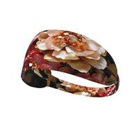 YTUOPWE Peony of Gold Bandeau élastique pour homme et femme Séchage rapide