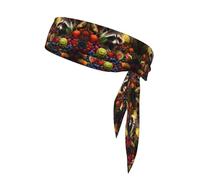 YTUOPWE Raccoon among fruits Bandeau de sport doux et respirant évacuant l'humidité pour homme et femme