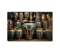 YTUOPWE Tapis de sol égyptien en flanelle pour salon, bureau, table basse, lit, balcon 152,4 x 99,1 cm