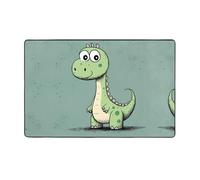 YTUOPWE Tapis de sol en flanelle pour salon, bureau, table basse, lit, balcon - Motif bébé dinosaure - 152,4 x 99,1 cm