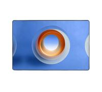 YTUOPWE Tapis de sol en flanelle pour salon, bureau, table basse, lit, balcon - Motif Halo of Color - 152,4 x 99,1 cm