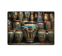 YTUOPWE Tapis égyptien avec image Magic Jar - Tapis doux, moelleux, absorbant l'eau, durable, pour salon, bureau, table basse, lit, balcon, 203,2 x 147,3 cm