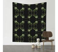 YTUOPWE Tapisserie décorative 152,4 x 129,5 cm - Motif fourmi verte - Tableau doux, durable, doux pour la peau - À suspendre - Pour une utilisation en intérieur et en extérieur
