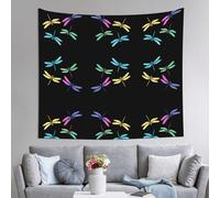 YTUOPWE Tapisserie The Four Libellule Brothers 152,4 x 129,5 cm, douce, légère pour une utilisation en intérieur et en extérieur. Pour chambre à coucher, décoration de dortoir, jeté de plage, tissu de