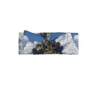 YTUOPWE The Castle on top of the hill Picture Baby Bow Headband - Bandeau en polyester doux, doux pour la peau et extensible pour les nourrissons de 0 à 6 mois
