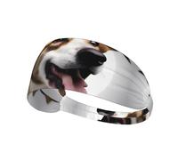 YTUOPWE The Dog is growling Bandeau élastique pour homme et femme Séchage rapide