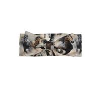 YTUOPWE The Galloping Wild Horse Bandeau pour bébé avec nœud - Bandeau en polyester doux, doux pour la peau et extensible pour les nourrissons de 0 à 6 mois