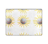 YTUOPWE The kind sun Picture Carpet Tapis doux, moelleux, absorbant l'eau, durable, pour salon, bureau, table basse, lit, balcon, 203,2 x 147,3 cm