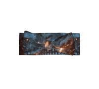YTUOPWE The Lone Lamp Under the Cedars Picture Bandeau en polyester doux, doux pour la peau et extensible pour nourrissons de 0 à 6 mois